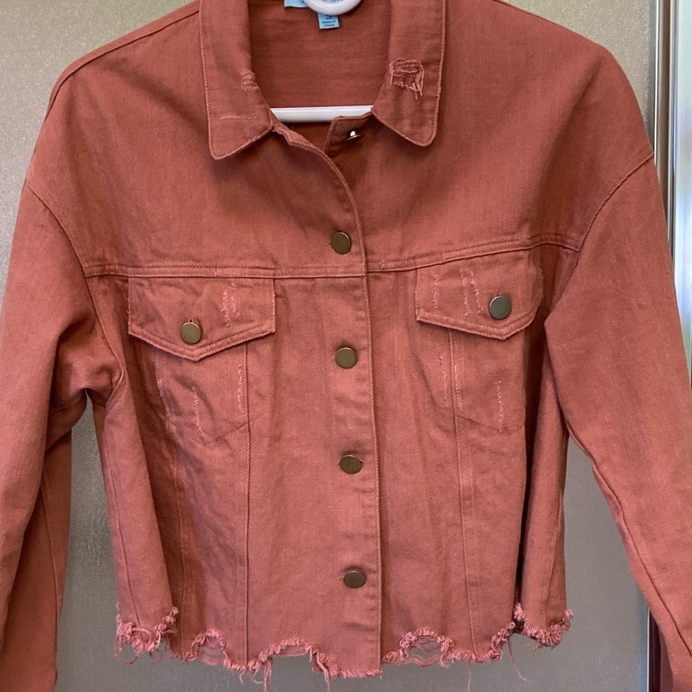 Distressed Jean Jacket